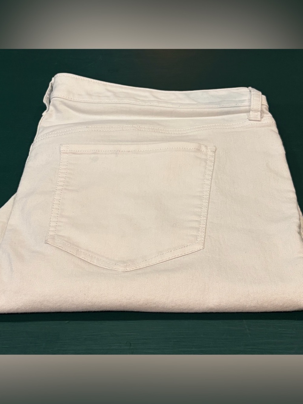 Old Navy Women's Mid-Rise White Jeans